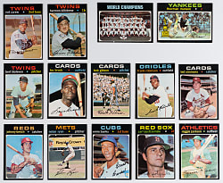 1971 Topps Near Complete Set (651/752)