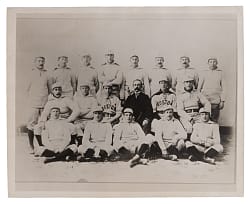 Circa 1950s 1896 Boston Beaneaters Original Type IV "The Sporting News" Team Photograph - PSA Full LOA