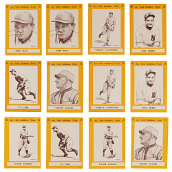 1968 Sports Memorabilia All Time Baseball Team Complete Set Pair in Original Packages