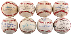 Multi-Signed Negro League Baseball Collection (8)