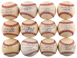 Negro League Legends Single-Signed Baseball Collection (59) - All with Team Inscriptions
