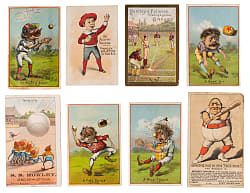 Lot # 75: Nineteenth Century Baseball Trade Card Collection (16)