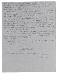 1984 Joe Sewell Twice-Signed Handwritten Letter Describing Babe Ruth's 1932 World Serie Called Shot - Full JSA LOA