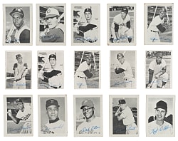 1969 Topps Deckle Edge Collection (30) with (24) Square Corner Proofs Including Roberto Clemente &  Pete Rose