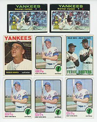 1964-1977 Topps Collection (279) with New York Concentration Including Maris, Mays & Munson