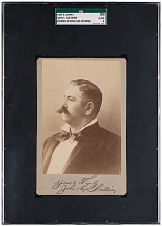 Circa 1890s John L. Sullivan Cabinet SGC VG/EX 4 with Boxing Record on Reverse