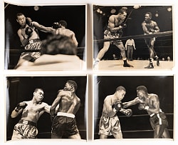 September 27th, 1950 Joe Louis vs. Ezzard Charles at Yankee Stadium New York Daily Mirror Oversized Staff Photo Collection (11)