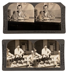 1930s Keystone View Co. Boxing Stereoview Pair with Jack Sharkey & Max Schmeling