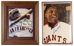 1970s-1990s Willie Mays Display Collection (21) with (2) Signed & Several Oversized