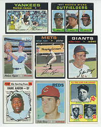 1970-1979 Topps Hall of Fame & Star Collection (96) with 1970 & 1971 Topps Nolan Ryan