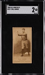 1888 N172 Old Judge #237-2 Bill Howes SGC GOOD 2