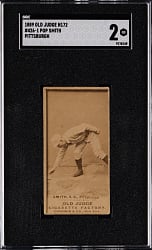 1889 N172 Old Judge #426-1 Pop Smith SGC GOOD 2