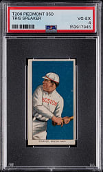 1909-1911 T206 White Border Tris Speaker PSA VG-EX 4