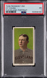 1909-1911 T206 White Border Cy Young Portrait PSA POOR 1