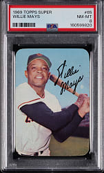 1969 Topps Super #65 Willie Mays PSA NM-MT 8