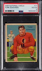 1935 National Chicle Football #11 Turk Edwards Rookie PSA VG-EX 4