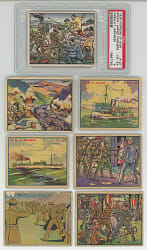 1936-1962 Military & War Themed Collection (470) with Complete/Partial Sets Including Horrors of War & Uncle Sam
