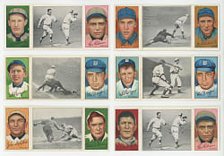 1912 T202 Hassan Triple Folders Starter Set (31) with (4) Hall of Famers