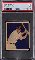 1949 Bowman #24 Stan Musial PSA VG 3
