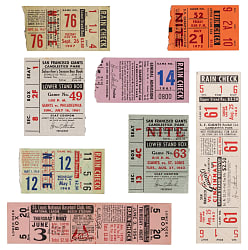1954-1972 Willie Mays Home Run Ticket Collection (46) with #400, #650 Plus Fulls & Multi-HR Examples