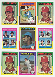 1975 Topps Regular & Mini Collection (975+) with (140+) Hall of Famers