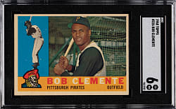 1960 Topps #326 Roberto Clemente SGC EX/NM 6