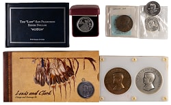 1905-2023 U.S./Foreign Coin and Medal Balance of Collection Bundle with 1961 JFK Inaugural Silver/Bronze Medal Set (2)