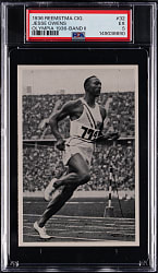 1936 Reemstma Olympia 1936 (Band II) #32 Jesse Owens PSA EX 5