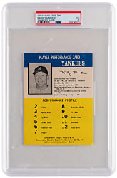 1964 Challenge The Yankees Game Mickey Mantle PSA VG 3