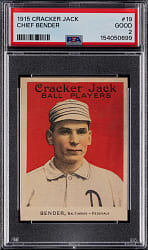 1915 Cracker Jack #19 Chief Bender PSA GOOD 2