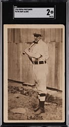 1910 PC796 Sepia Postcards Nap Lajoie SGC GOOD 2