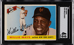 1955 Topps #194 Willie Mays SGC VG/EX 4