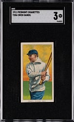 1909-1911 T206 White Border Chick Gandil SGC VG 3