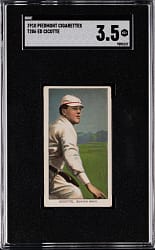 1909-1911 T206 White Border Ed Cicotte SGC VG+ 3.5