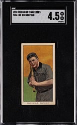 1909-1911 T206 White Border Ike Rockenfeld Southern Leaguer SGC VG/EX+ 4.5