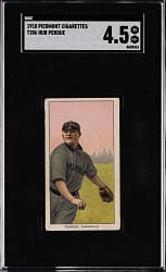1909-1911 T206 White Border Hub Perdue Southern Leaguer SGC VG/EX+ 4.5