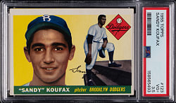 1955 Topps #123 Sandy Koufax Rookie PSA VG+ 3.5