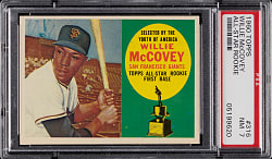 1960 Topps #316 Willie McCovey All-Star Rookie PSA NM 7