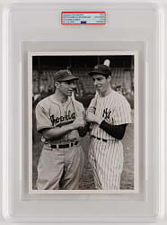 1941 Joe DiMaggio & Dolph Camilli World Series National & American League MVPs Type I Original Photograph - PSA Authentic