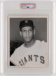 1958 Orlando Cepeda Rookie Era Type I Original News Service Photo - PSA Authentic