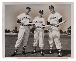 1951 Ted Williams Type I Original News Service Photo - PSA Full LOA