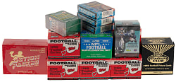 1989-1995 Football Small Complete Set Collection (25) with (17) 1989 Topps Traded