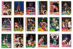 1977-1982 Topps Basketball Complete Sets (4)