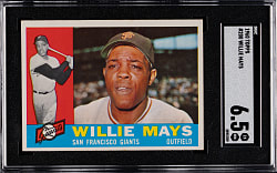 1960 Topps #200 Willie Mays SGC EX/NM+ 6.5