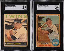 1964 & 1968 Topps Venezuelan Harmon Killebrew SGC Graded Pair