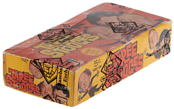 1966 Fleer Three Stooges Unopened Wax Box (24 Packs) - BBCE