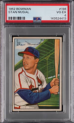1952 Bowman #196 Stan Musial PSA VG-EX 4
