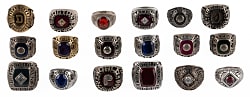 Commemorative Ring Collection (18) with World Series & Hall of Fame
