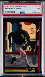1994 Upper Deck SP Holoview #16 Michael Jordan Red Die-Cut PSA NM 7