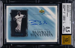 2001 Upper Deck Ultimate Collection Signatures Barry Bonds BGS NM-MT+ 8.5/Auto 10